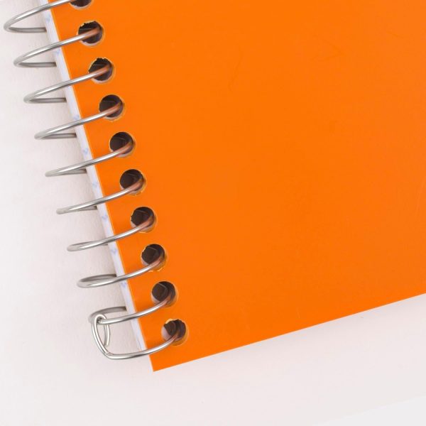 Five Star Spiral Notebook, 2 Subject, College Ruled, 9 1/2" x 6" 80 Sheets, Sedona Orange (840029CD1-ECM) - Image 5