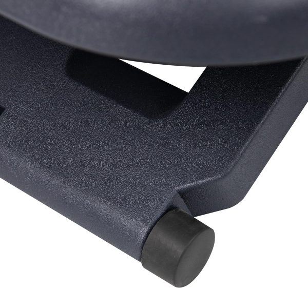 Mind Reader Foot Rest, Under Desk at Work, Ergonomic, Height Adjustable, Office, Plastic, 18"L x 13.5"W x 6.5"H, Black - Image 6