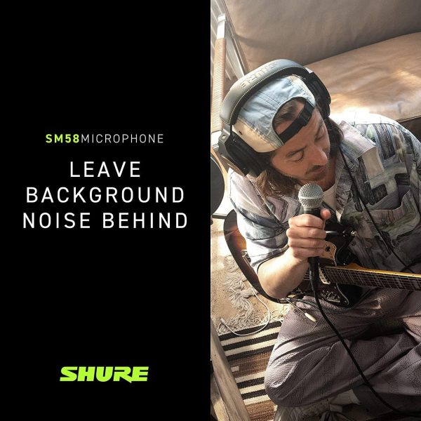 Shure SM58 Pro XLR Dynamic Microphone - Professional Studio & Live Performance Cardioid Mic for Vocals, Podcasting, and Recording (SM58-LC) - Image 8